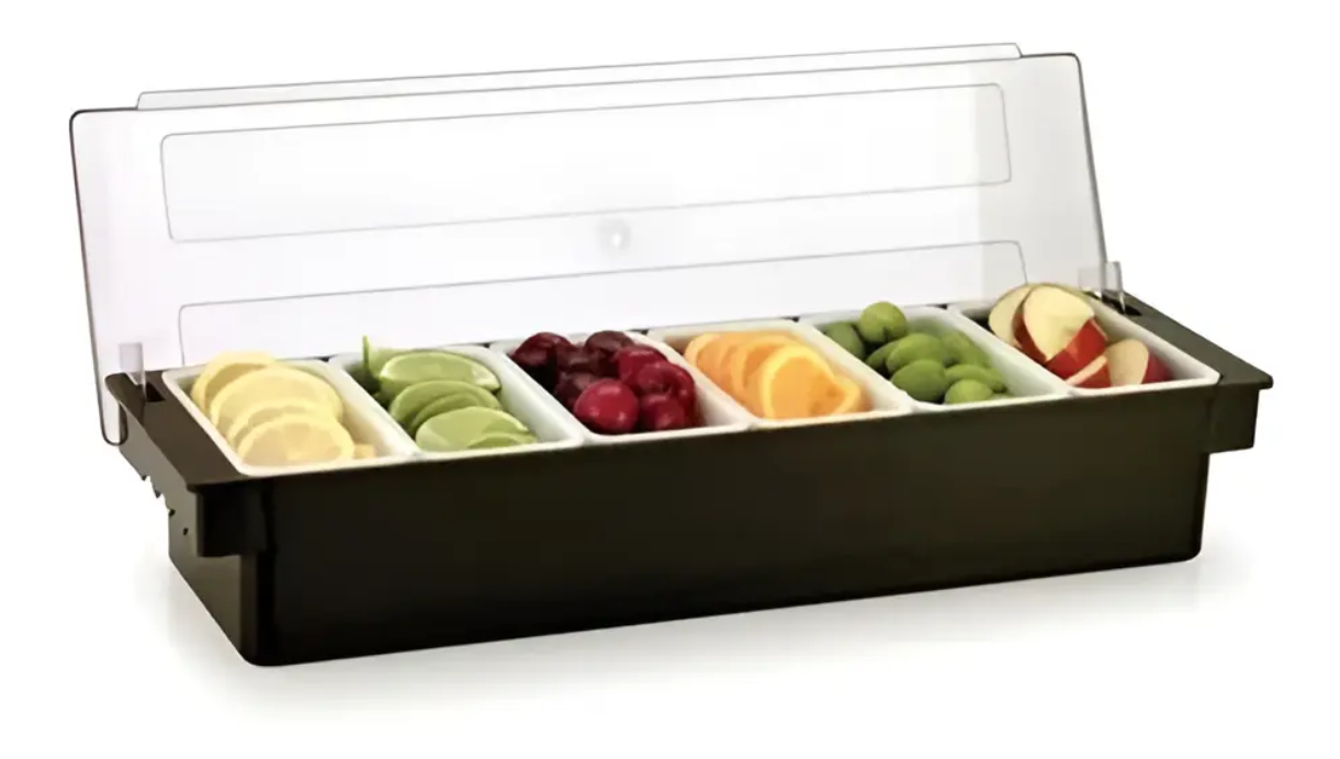 Porta Condimentos Organizador com 6 Divisórias