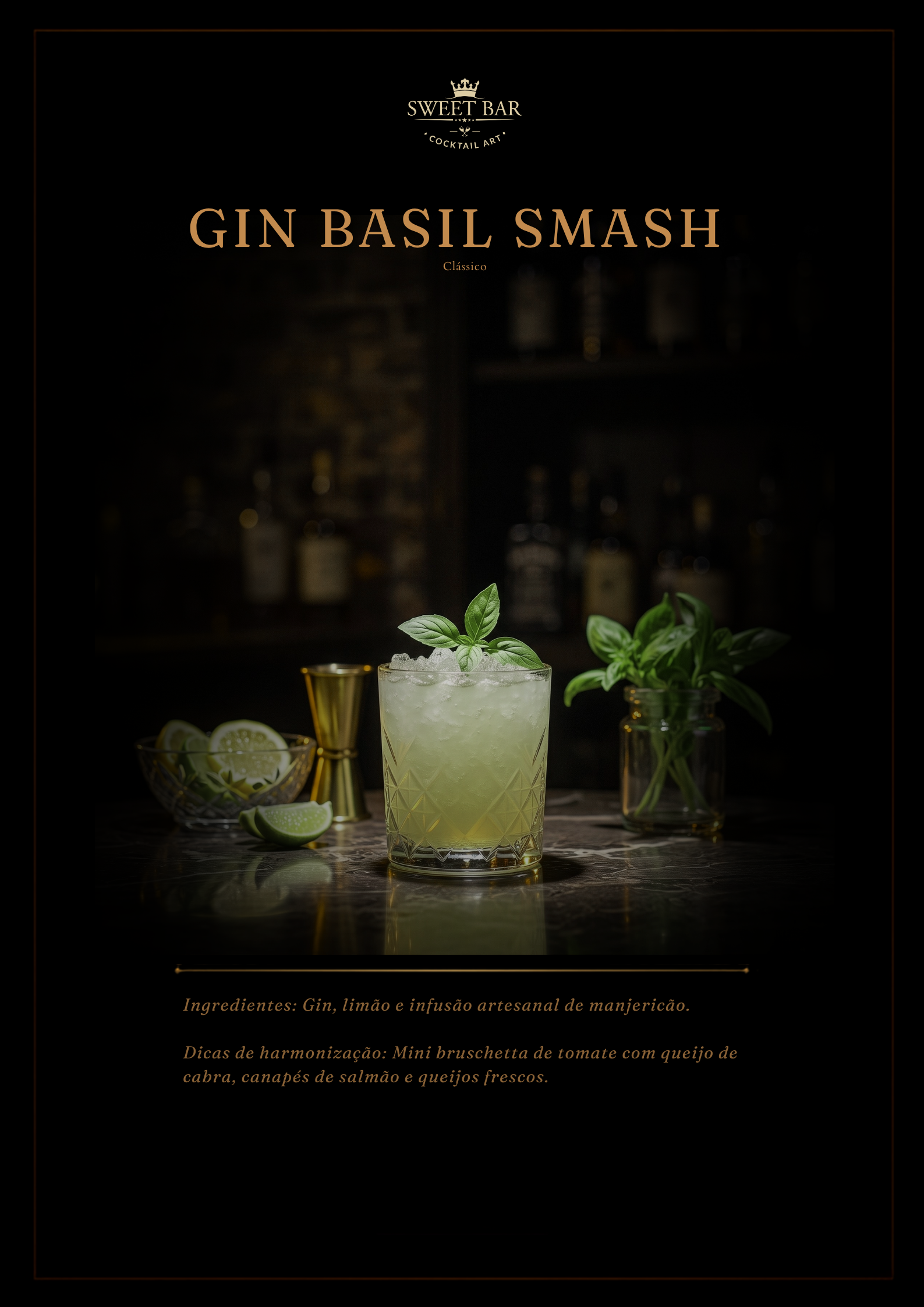 Gin Basil Smash